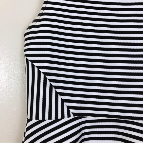 Forever 21 Black and White Striped Dress - Picture 3 of 4